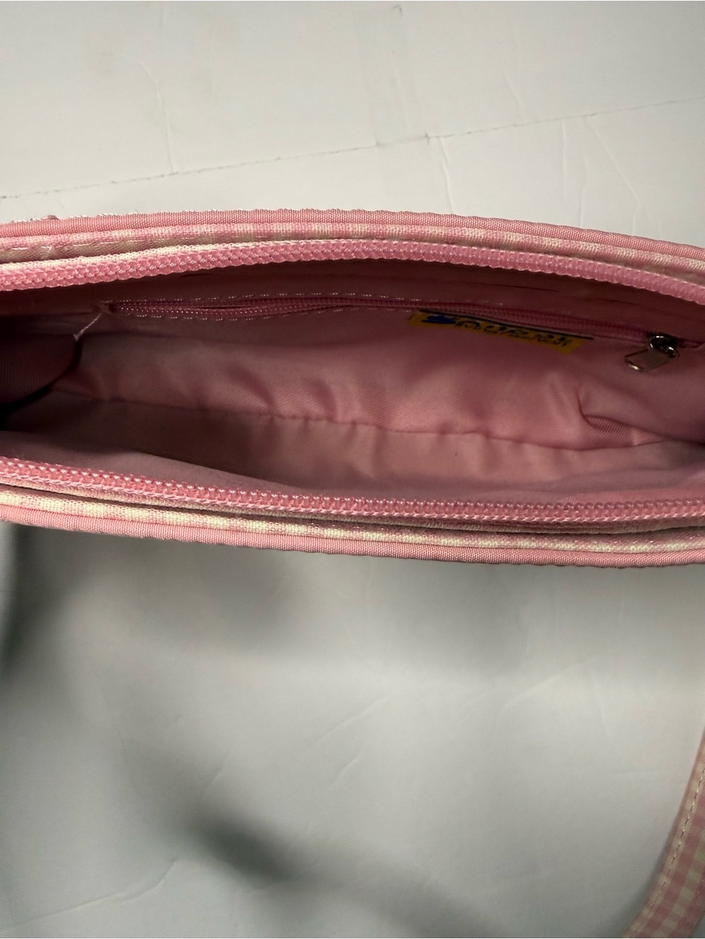 Duke Pink Shoulder Bag with Silver 'D' Accent - Picture 5 of 6